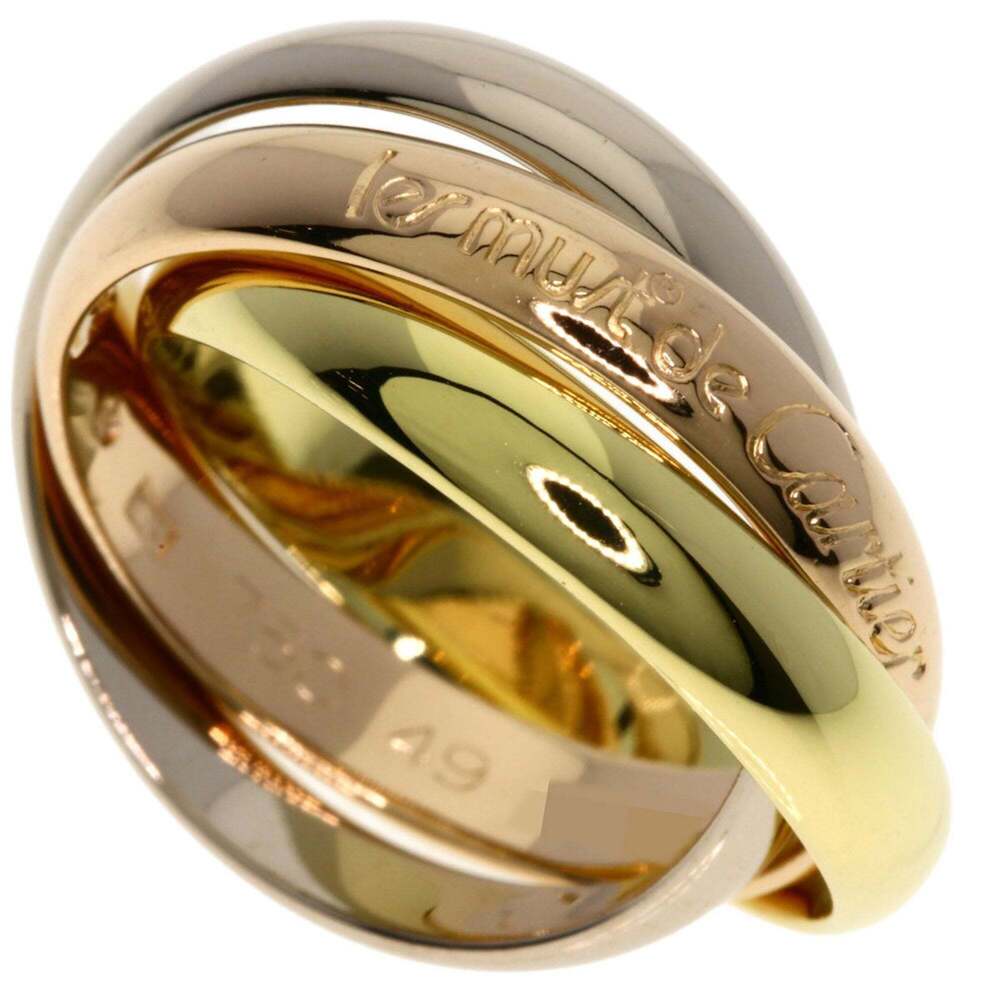 CARTIER Authentic 18k Gold Trinity Ring #49
